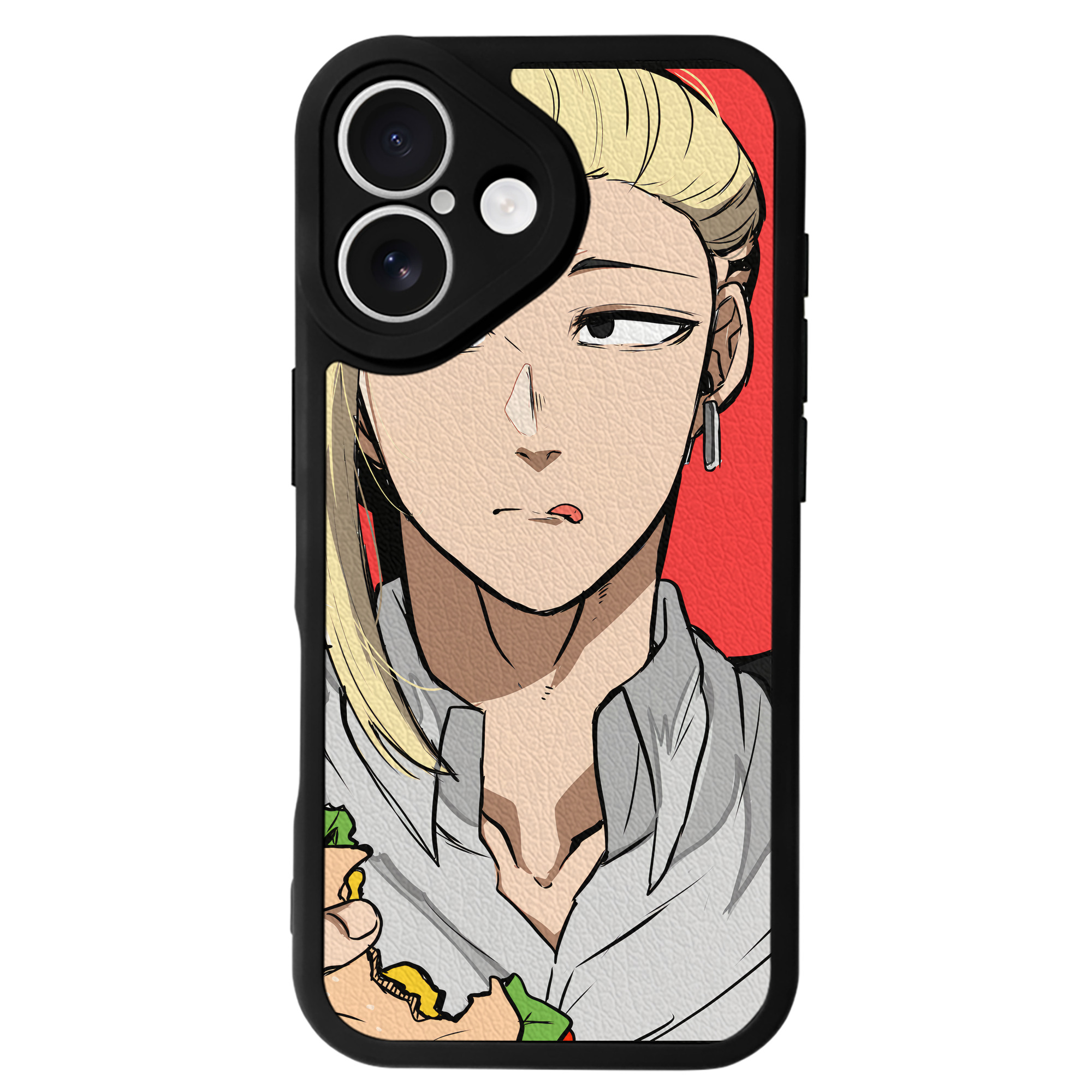 （画像用） 東京リベンジャーズ Tokyo Revengers 【iPhone 16シリーズ対応】シリコンスマホケース（レザー調） 材質：シリコン